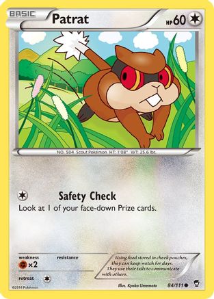 Patrat (084/111) [XY  Furious Fists] - Common