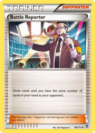 Battle Reporter (088/111) [XY  Furious Fists] - Uncommon