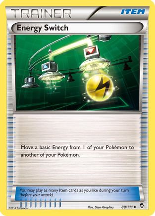 Energy Switch (089/111) [XY  Furious Fists] - Uncommon