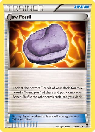 Jaw Fossil (094/111) [XY  Furious Fists] - Uncommon