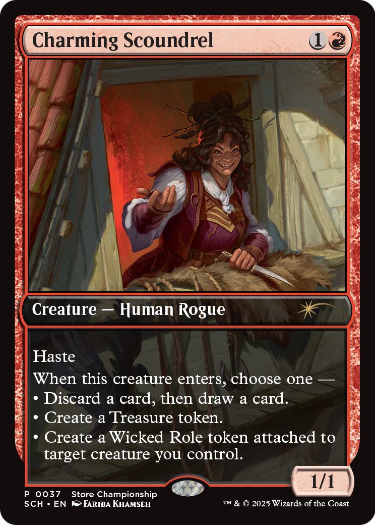 Charming Scoundrel (GAME-037) [Game Day & Store Championship Promos]