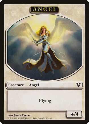 Angel // Demon Double-Sided Token (AVR-1 // 5) [Avacyn Restored] Foil