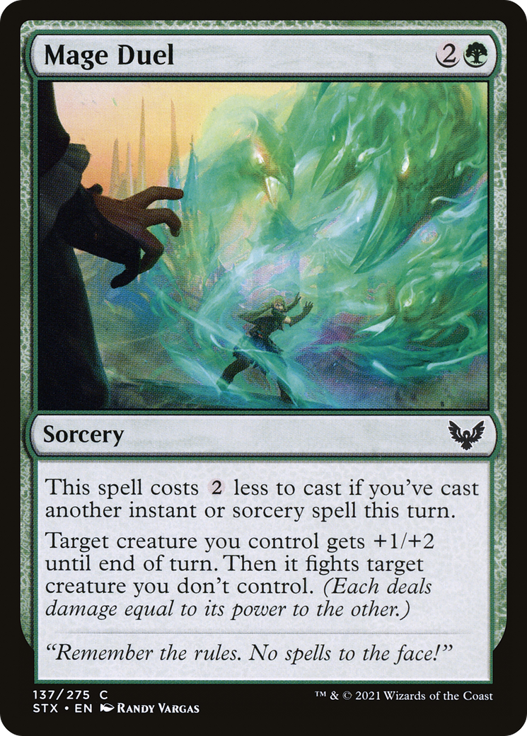 Mage Duel (STX-137) [Strixhaven: School of Mages]