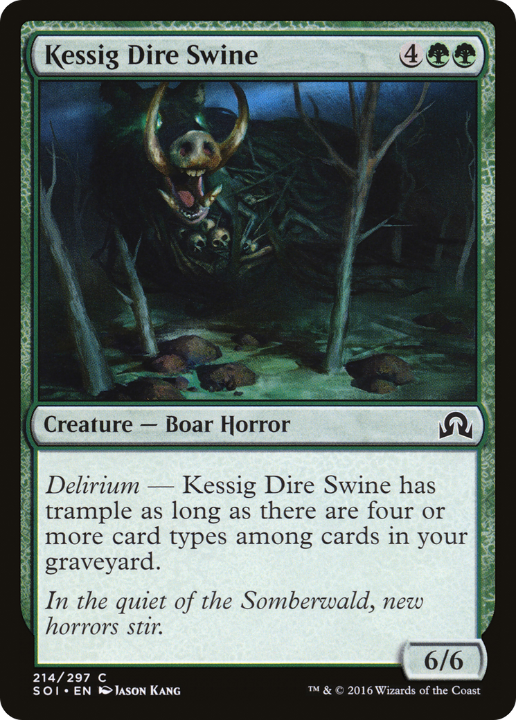 Kessig Dire Swine (SOI-214) [Shadows over Innistrad]