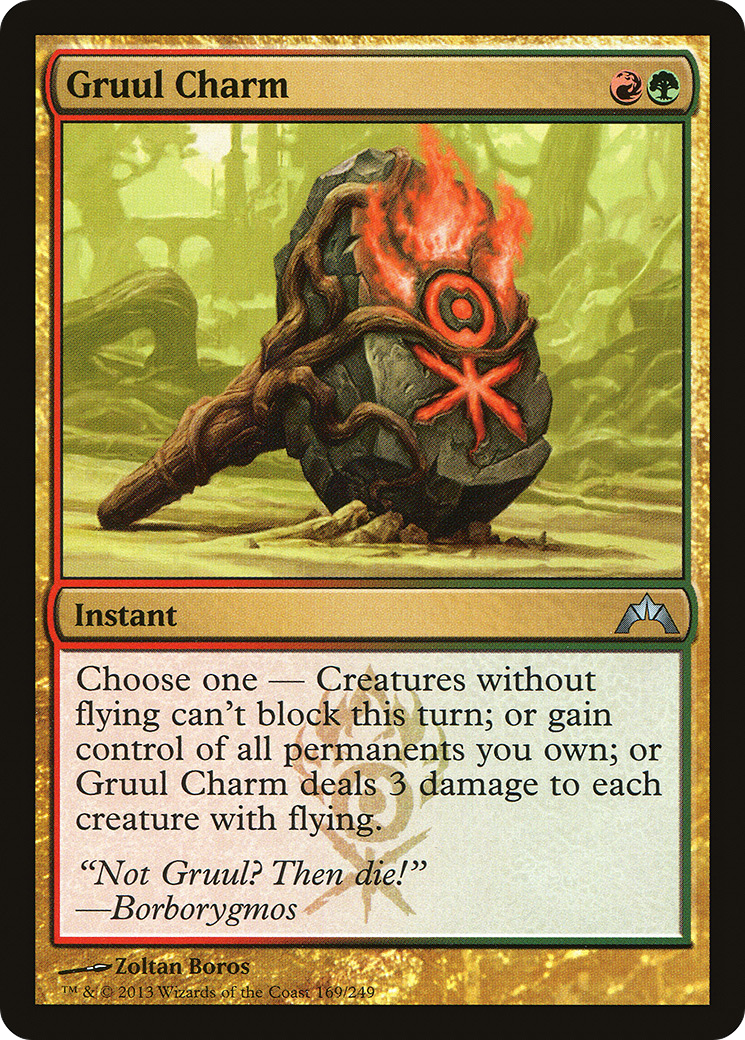 Gruul Charm (GTC-169) [Gatecrash] Foil