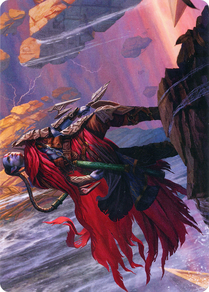 Anowon, the Ruin Thief // Anowon, the Ruin Thief (AZNR-075) (Borderless) [Zendikar Rising Art Series] Foil