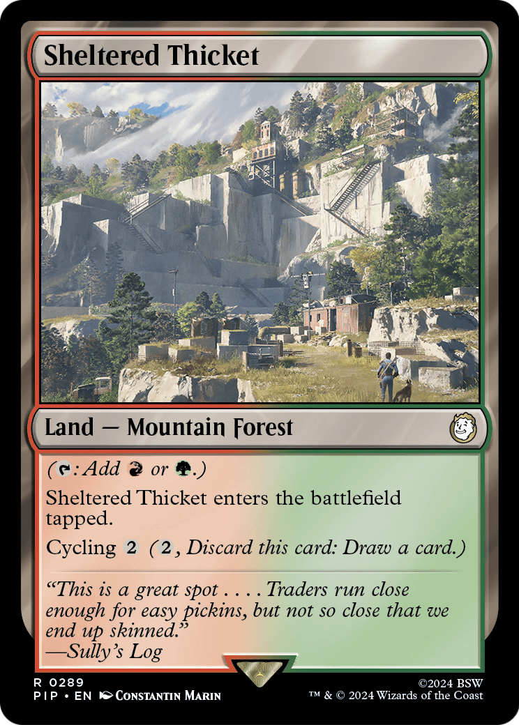 Sheltered Thicket (PIP-289) [Fallout]