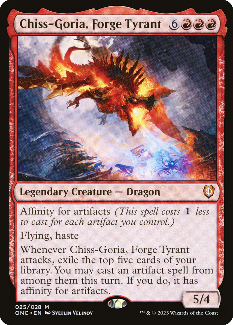 Chiss-Goria, Forge Tyrant (ONC-025) [Phyrexia: All Will Be One Commander]
