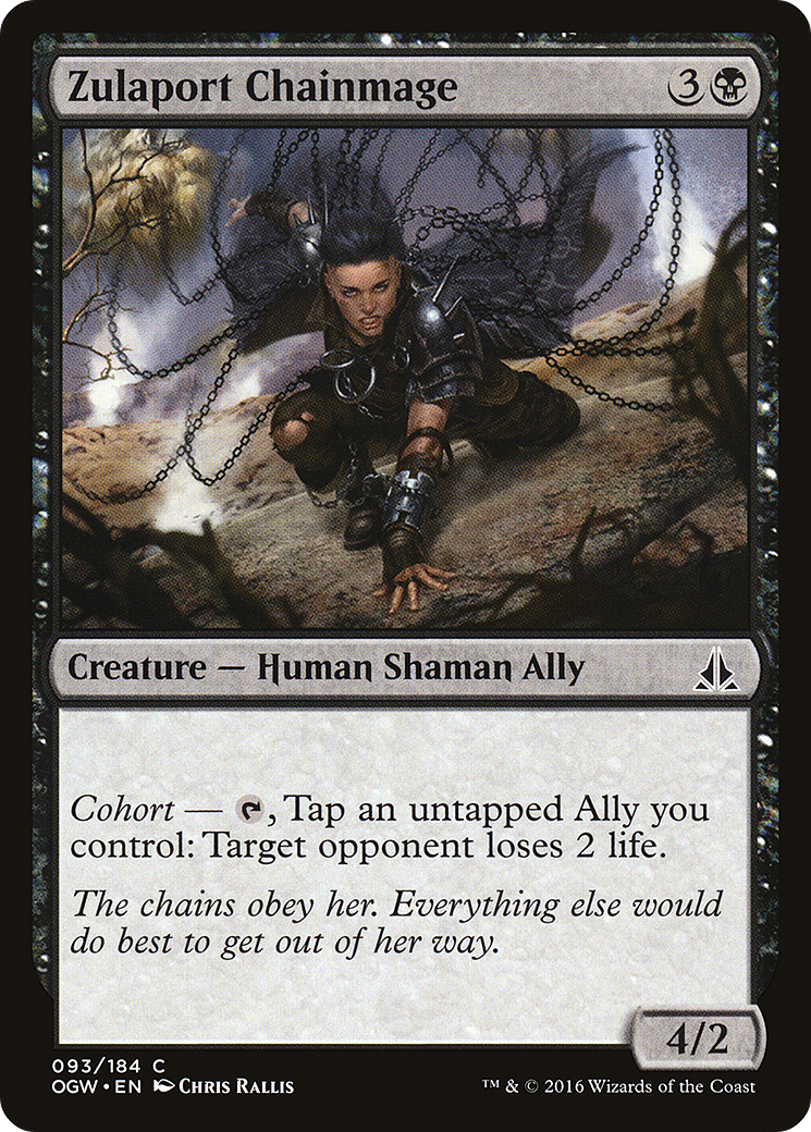 Zulaport Chainmage (OGW-093) [Oath of the Gatewatch] Foil