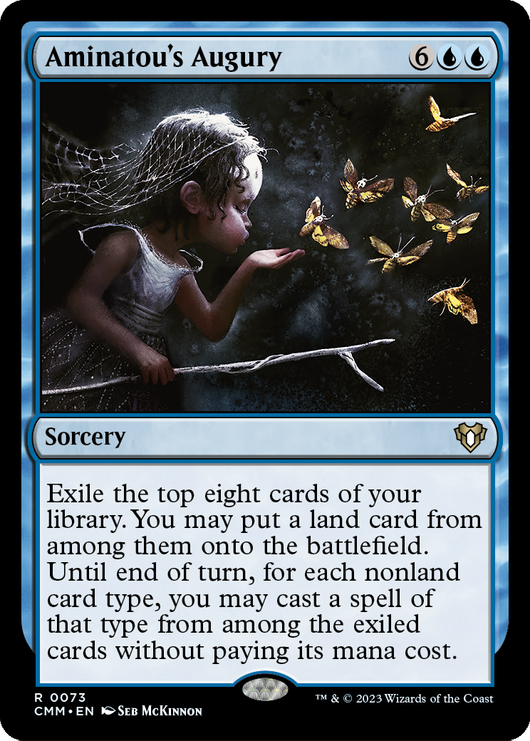 Aminatou's Augury (CMM-073) [Commander Masters] Foil