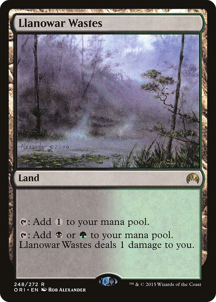 Llanowar Wastes (ORI-248) [Magic Origins] Foil
