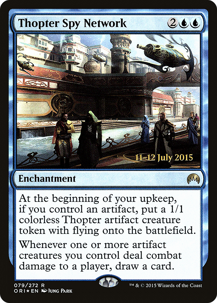 Thopter Spy Network (PRE-79S) [Magic Origins Promos] Foil