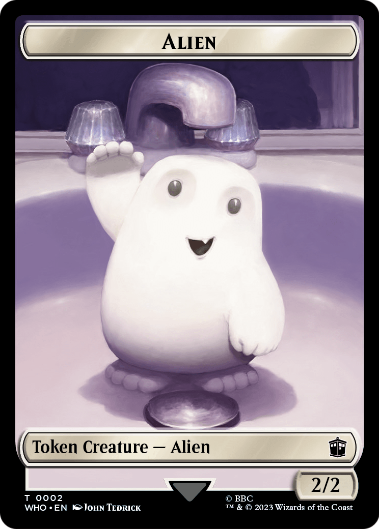 Alien (TWHO-002) [Doctor Who Tokens] Foil
