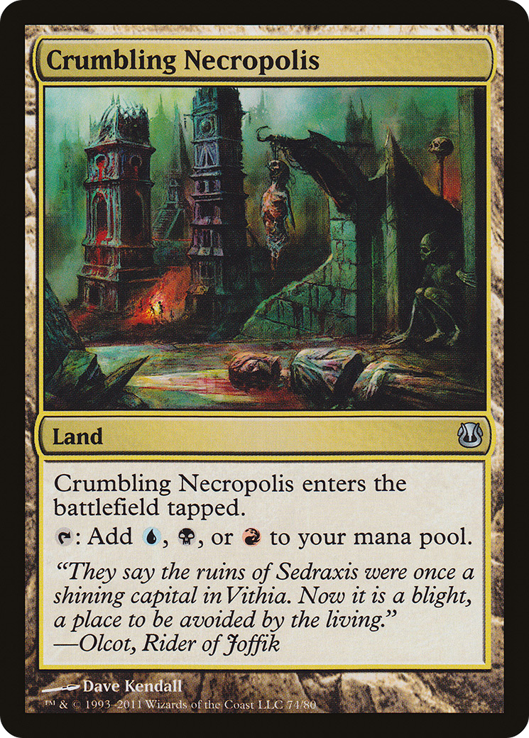 Crumbling Necropolis (DDH-074) [Duel Decks: Ajani vs. Nicol Bolas]