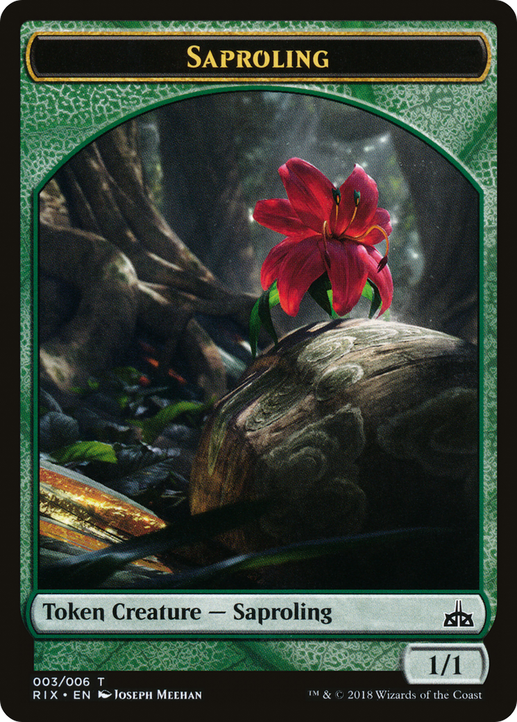 Saproling Token (RIX-003) [Rivals of Ixalan Tokens]