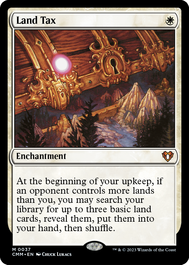 Land Tax (CMM-037) [Commander Masters] Foil