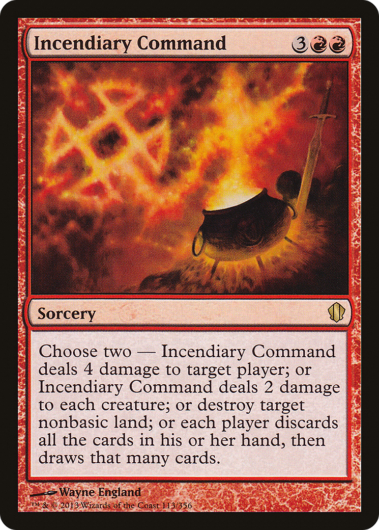 Incendiary Command (C13-113) [Commander 2013]
