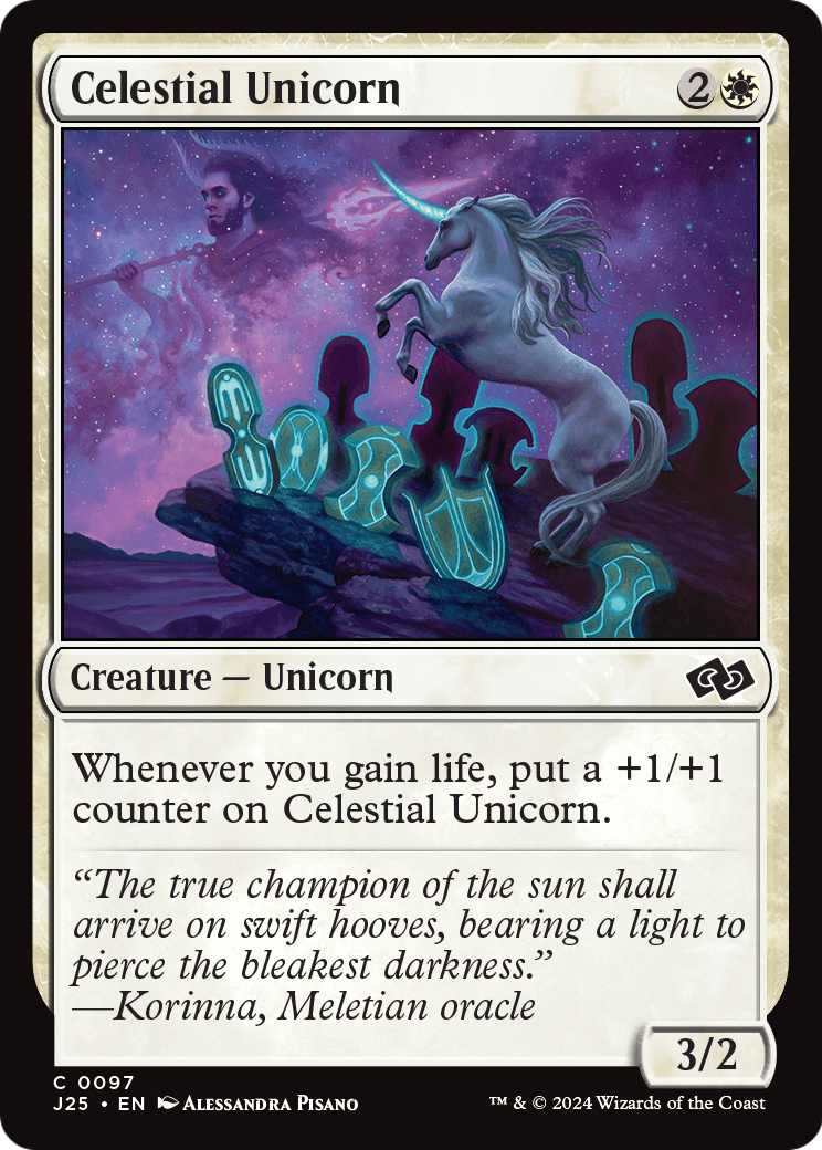 Celestial Unicorn (J25-097) [Foundations Jumpstart]