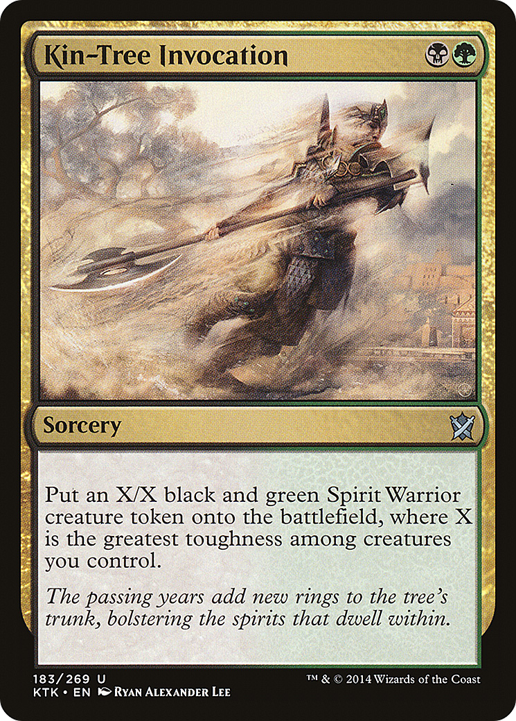 Kin-Tree Invocation (KTK-183) [Khans of Tarkir]