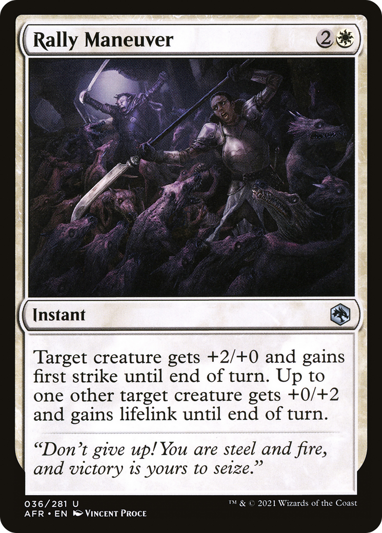 Rally Maneuver (AFR-036) [Adventures in the Forgotten Realms]
