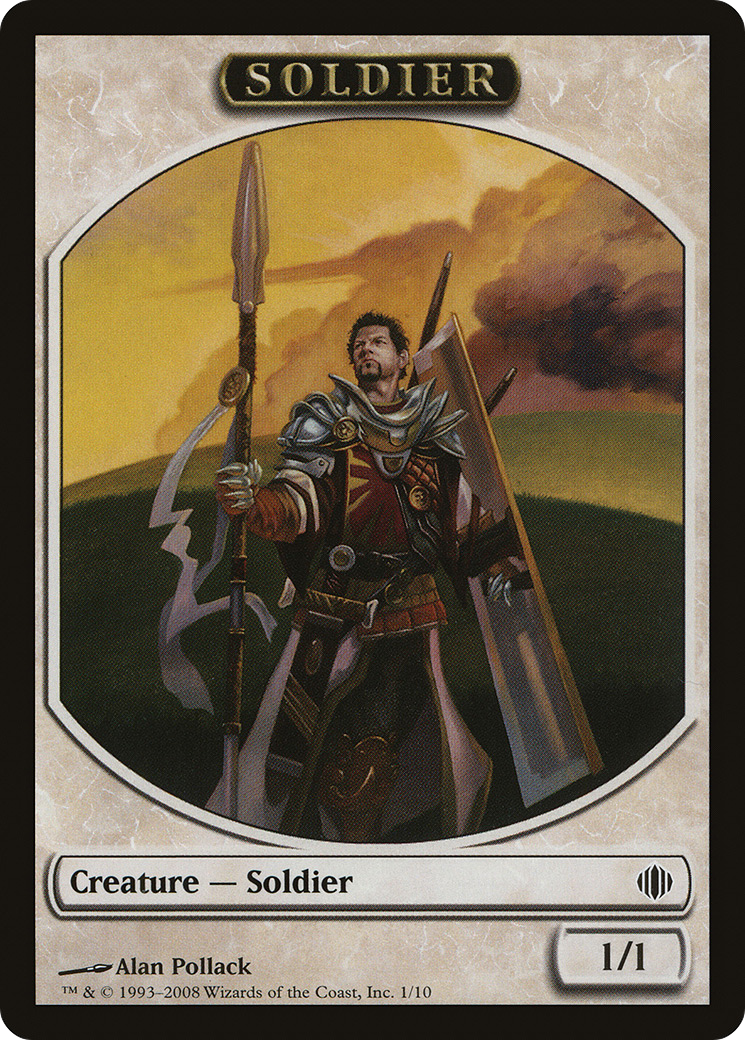 Soldier Token (ALA-001) [Shards of Alara Tokens]