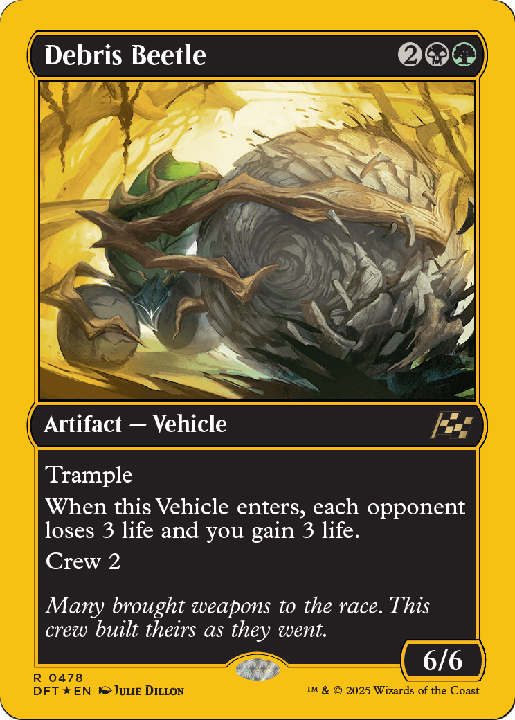 Debris Beetle (First-Place Foil) (DFT-478) [Aetherdrift] Foil