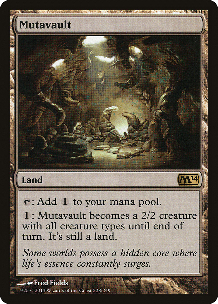 Mutavault (M14-228) [Magic 2014] Foil
