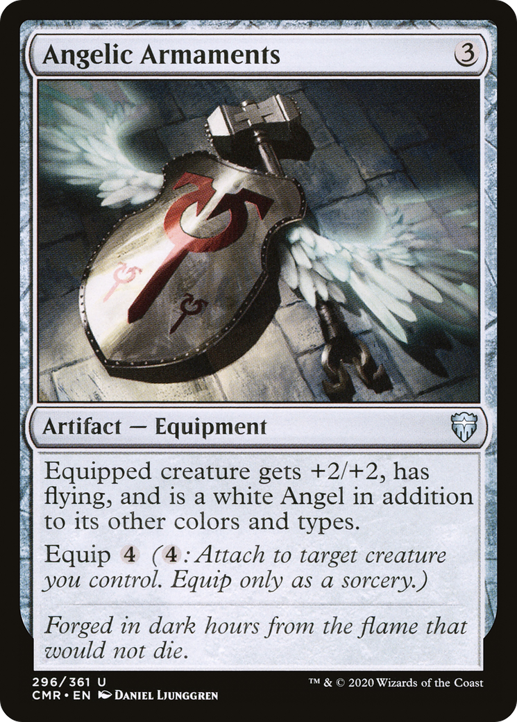 Angelic Armaments (CMR-296) [Commander Legends] Foil