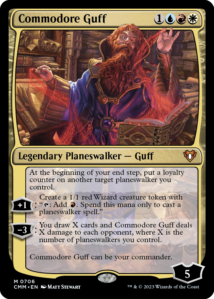 Commodore Guff (CMM-706) [Commander Masters] Foil