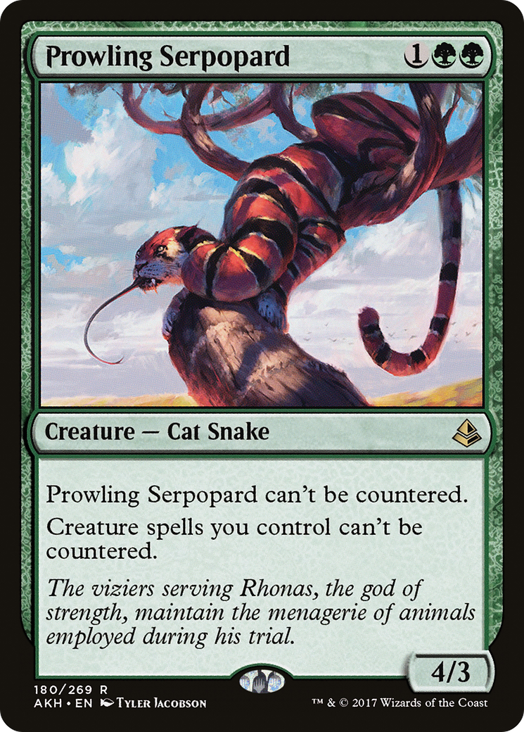 Prowling Serpopard (AKH-180) [Amonkhet]