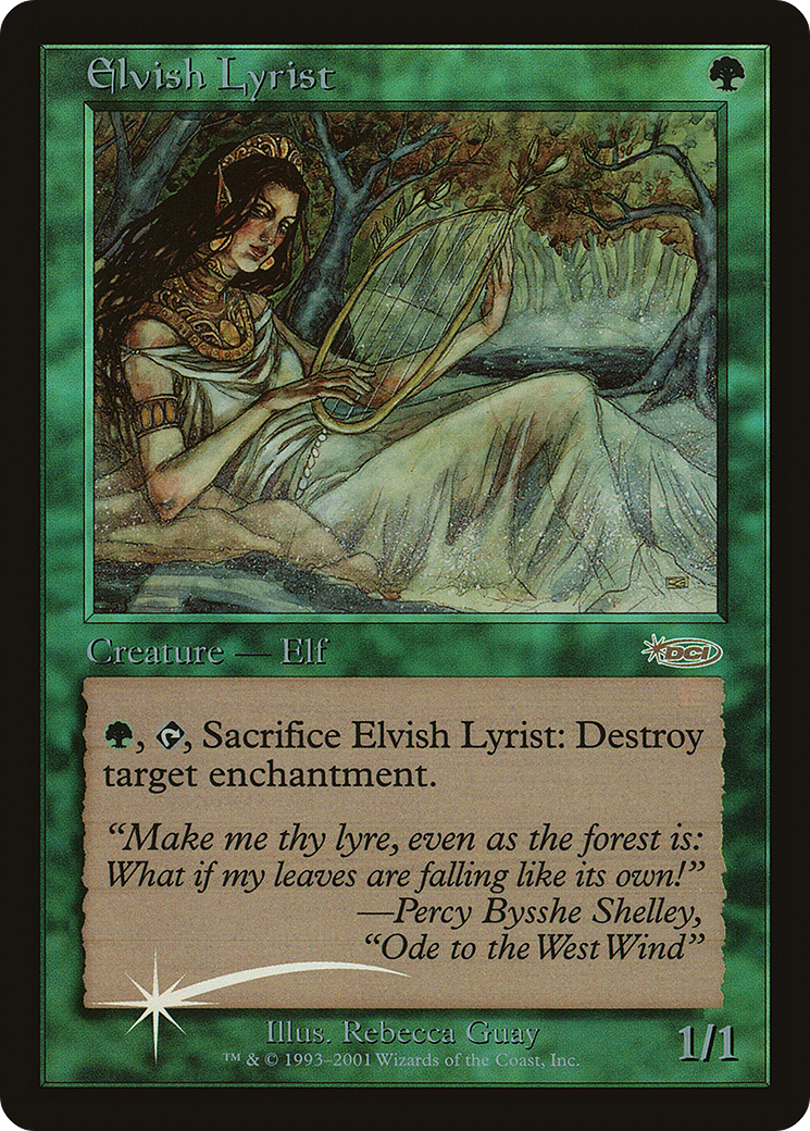 Elvish Lyrist [Junior Super Series] Foil