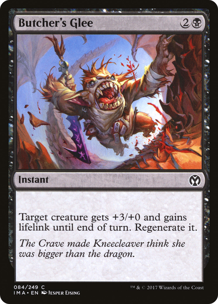 Butcher's Glee (IMA-084) [Iconic Masters] Foil