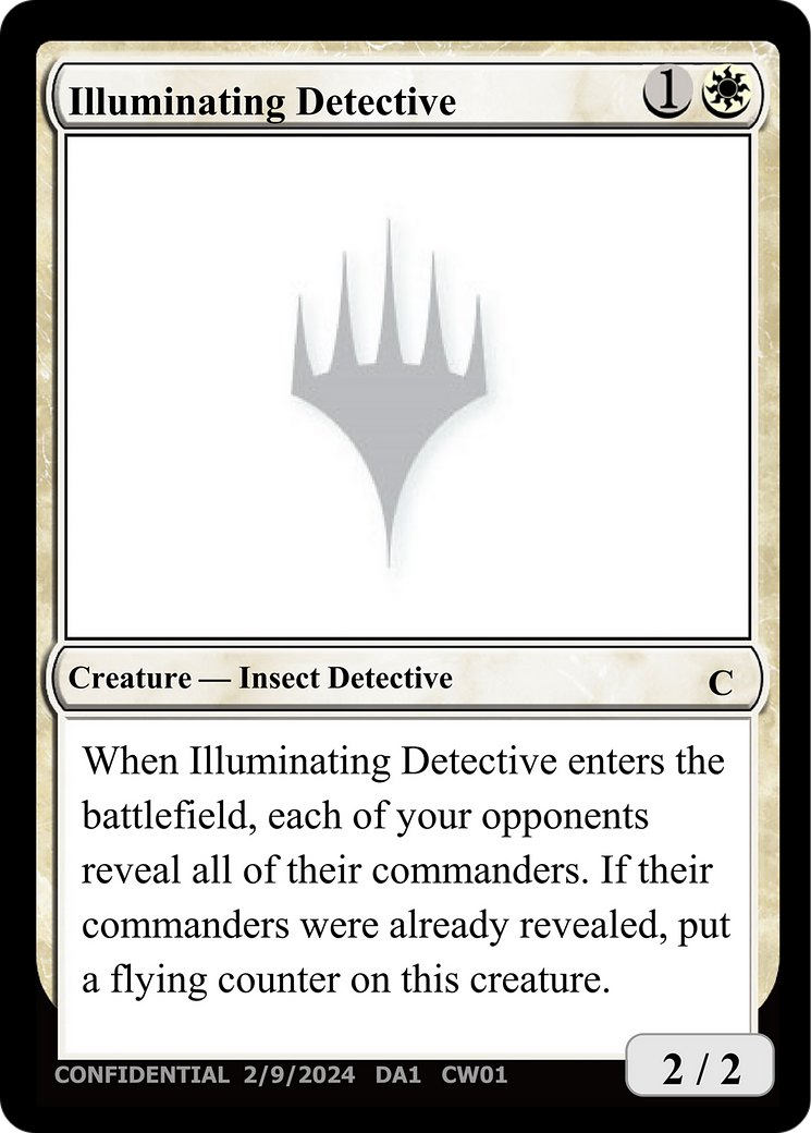 Illuminating Detective (UNK-CW01) [Unknown Event]