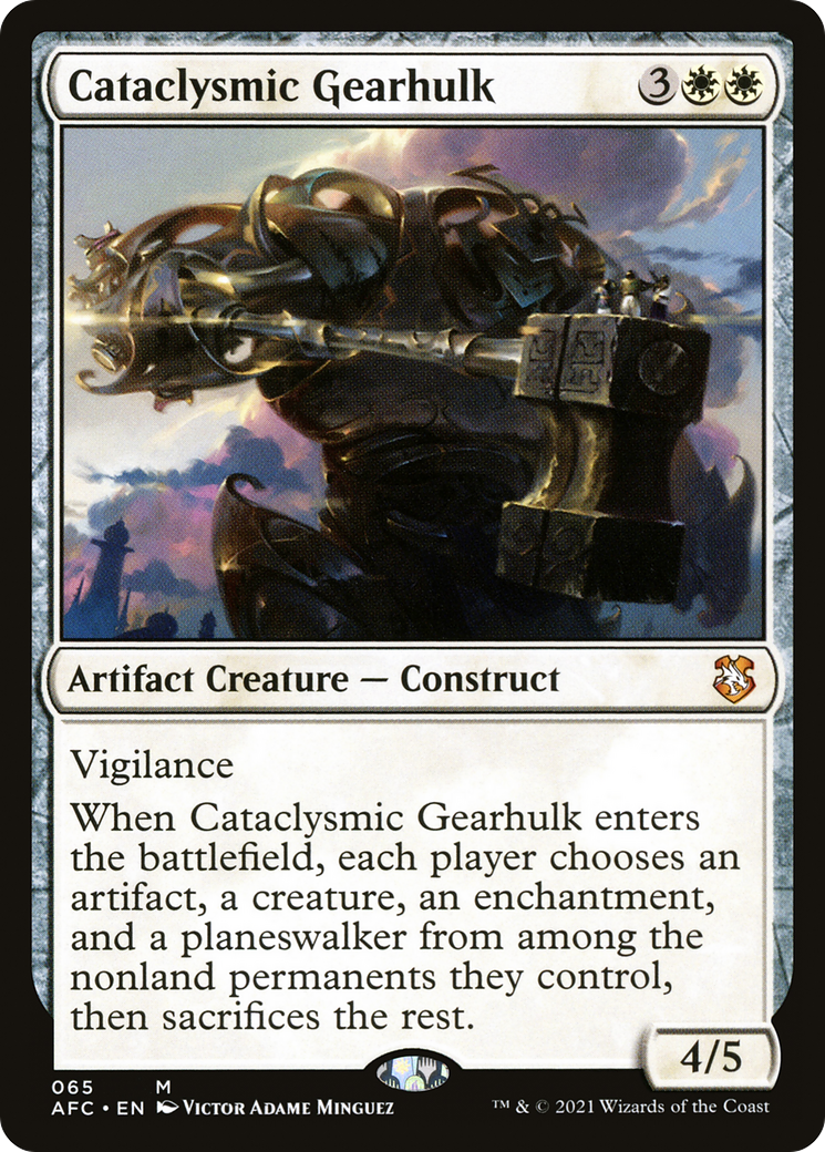 Cataclysmic Gearhulk (AFC-065) [Forgotten Realms Commander]