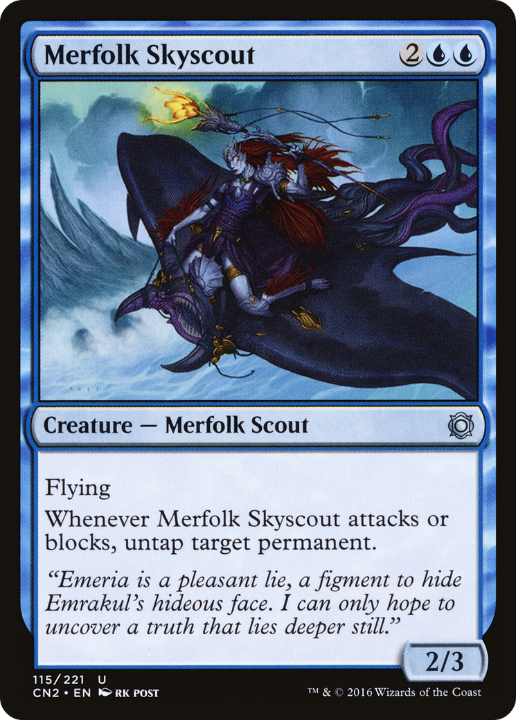 Merfolk Skyscout (CN2-115) [Conspiracy: Take the Crown]