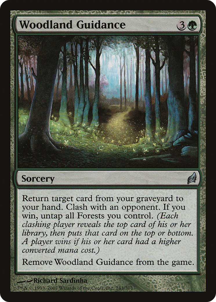 Woodland Guidance (LRW-243) [Lorwyn] Foil