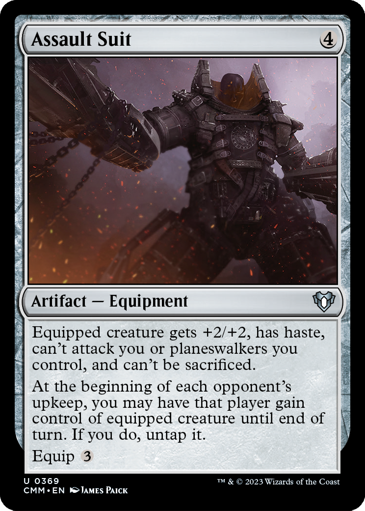 Assault Suit (CMM-369) [Commander Masters] Foil