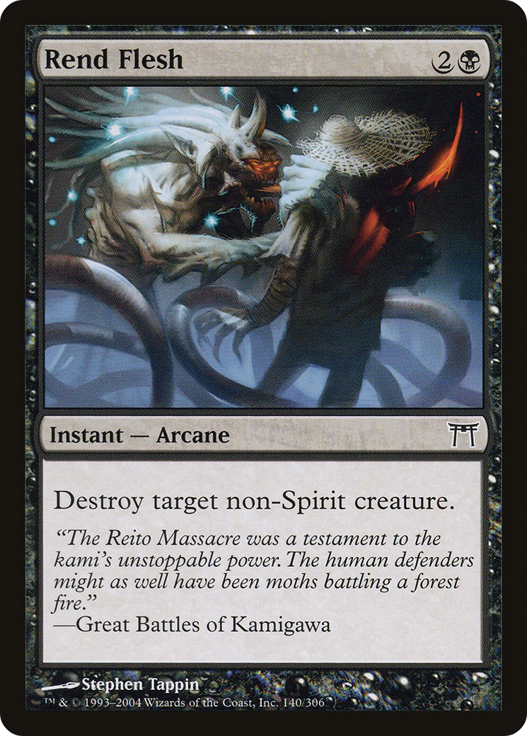 Rend Flesh (CHK-140) [Champions of Kamigawa] Foil