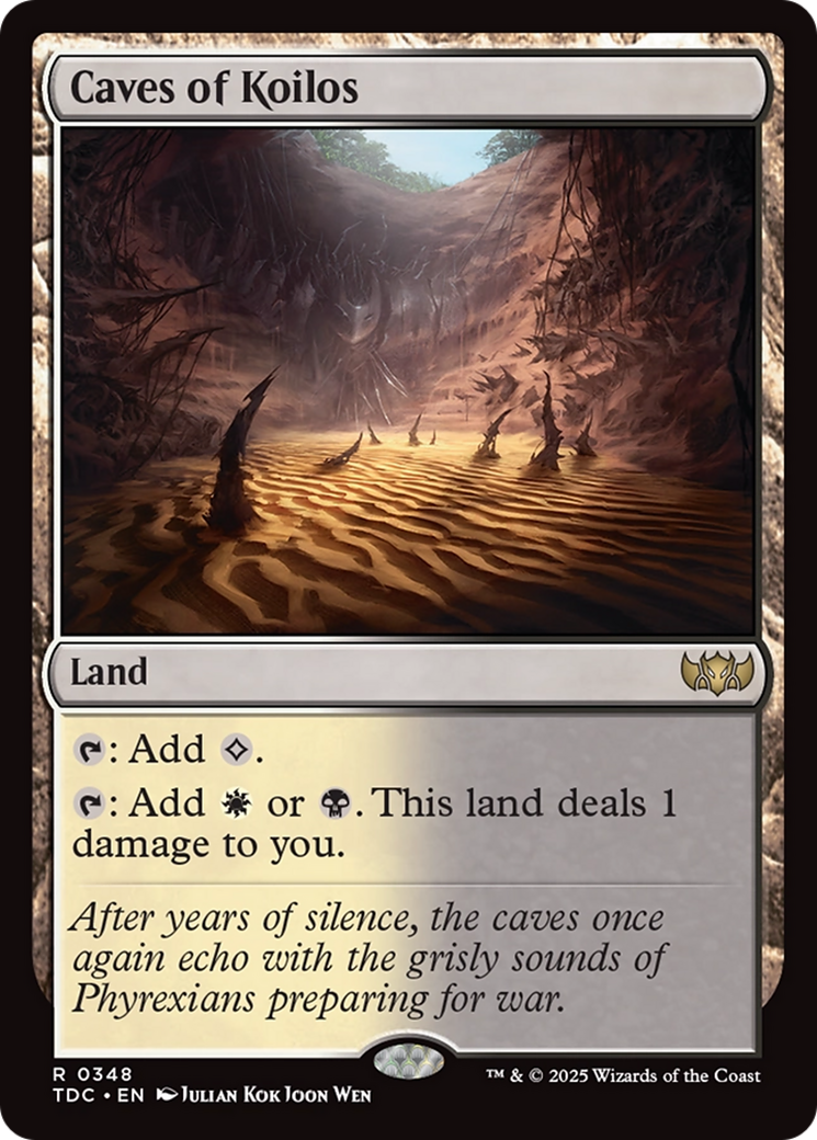 Caves of Koilos (TDC-348) [Commander: Tarkir: Dragonstorm]