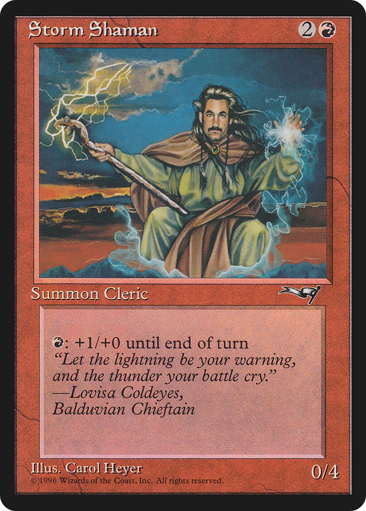 Storm Shaman (Male) (ALL-119) [Alliances]