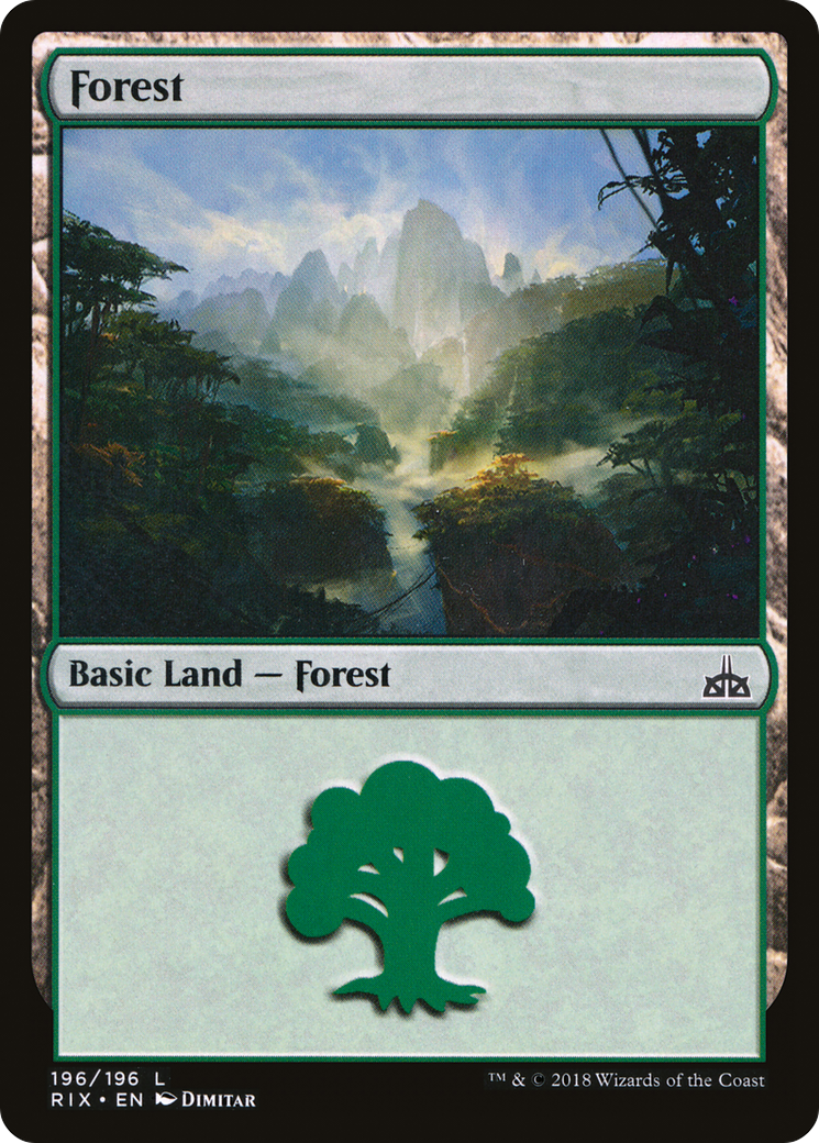 Forest (RIX-196) [Rivals of Ixalan]