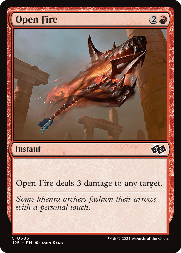 Open Fire (J25-583) [Foundations Jumpstart]
