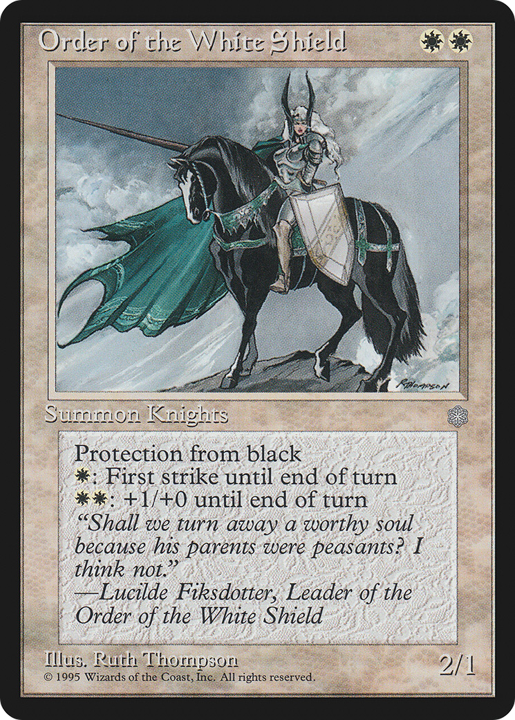 Order of the White Shield (ICE-270) [Ice Age]