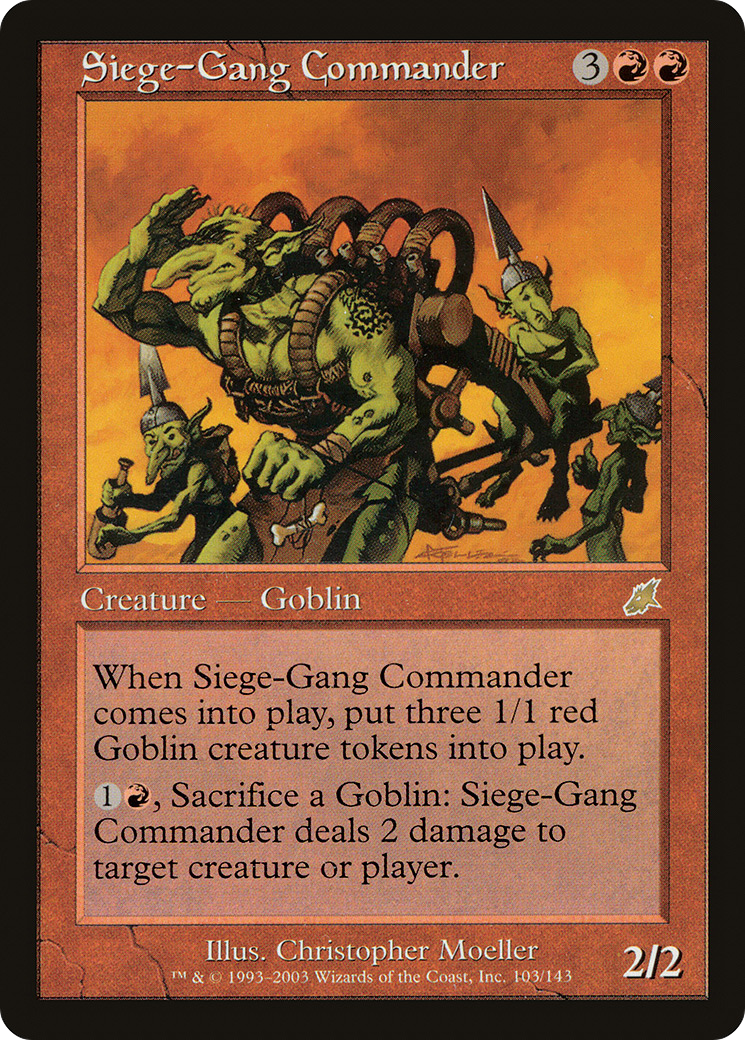 Siege-Gang Commander (SCG-103) [Scourge]