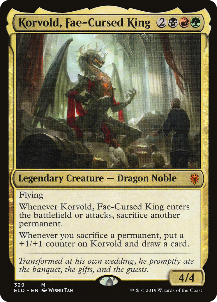 Korvold, Fae-Cursed King (ELD-329) [Throne of Eldraine]