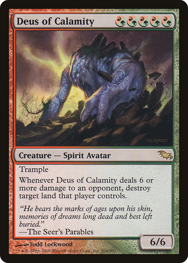 Deus of Calamity (SHM-204) [Shadowmoor]