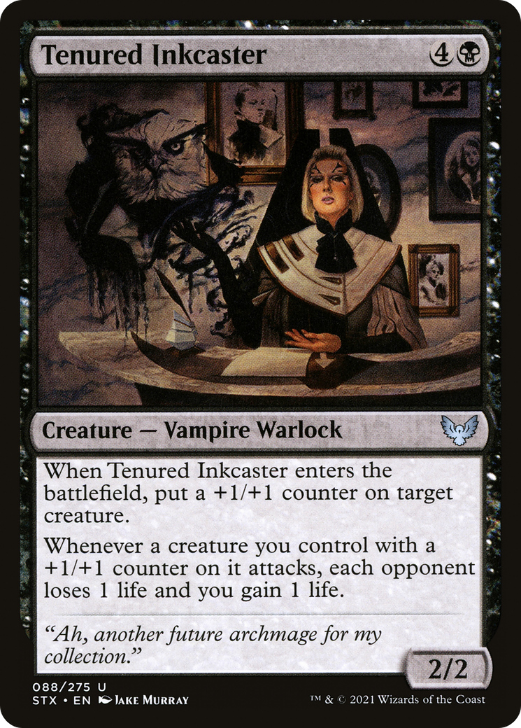 Tenured Inkcaster (STX-088) [Strixhaven: School of Mages] Foil