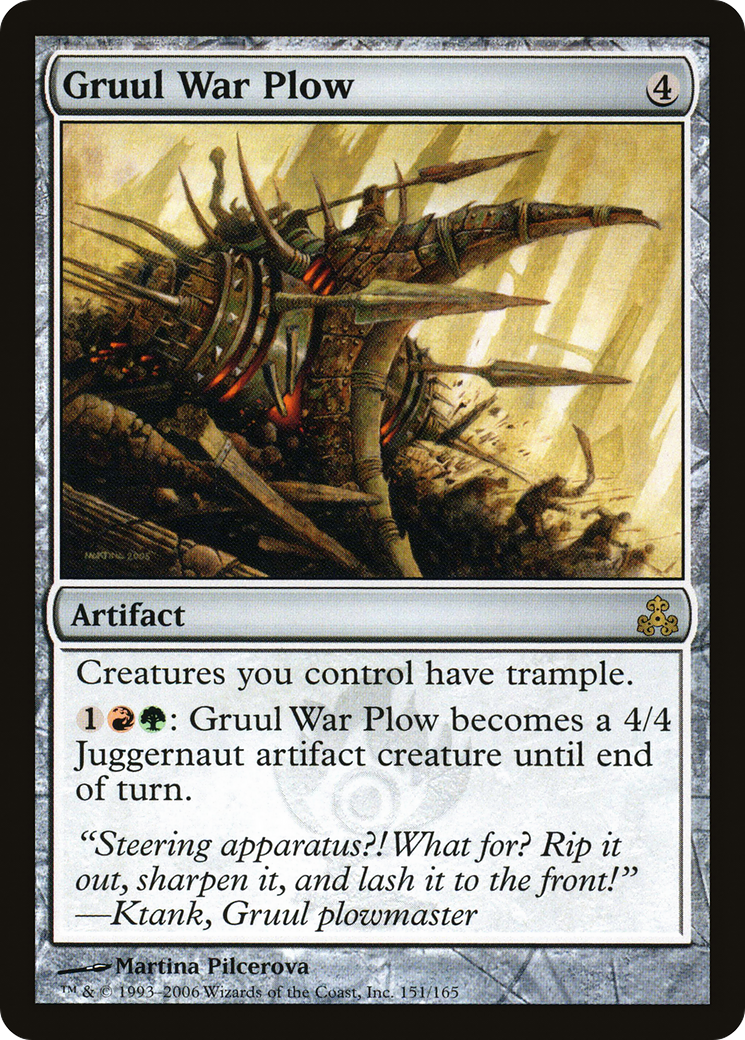 Gruul War Plow (GPT-151) [Guildpact] Foil