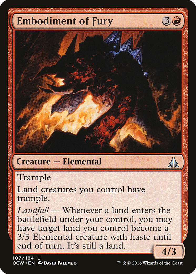Embodiment of Fury (OGW-107) [Oath of the Gatewatch]