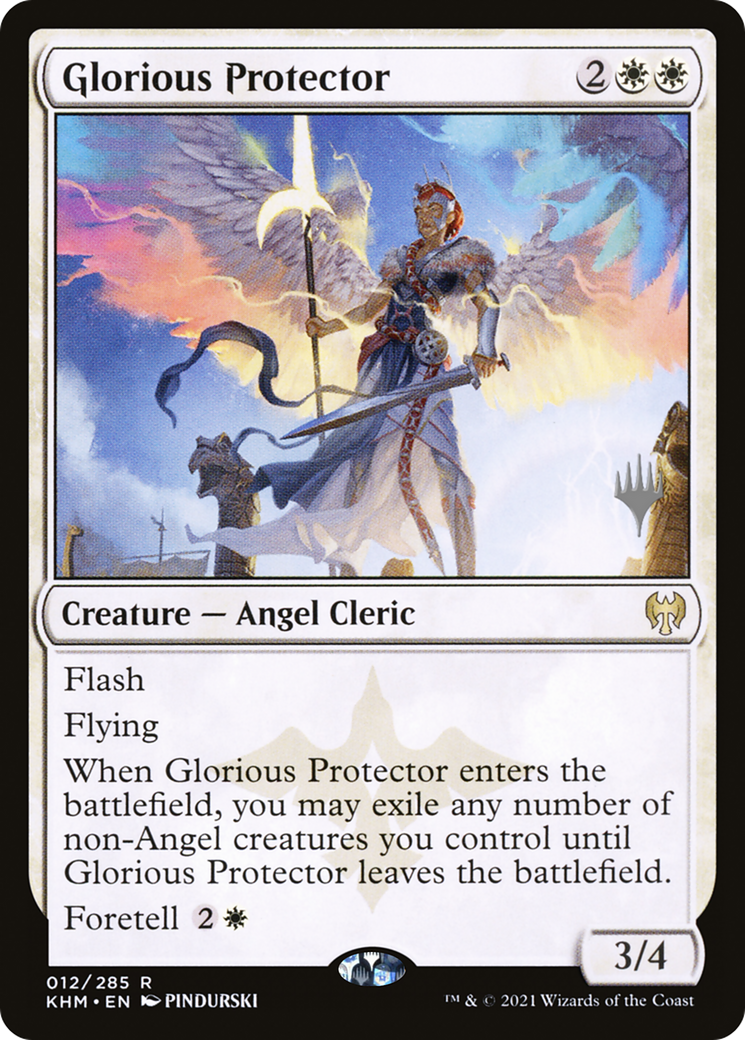 Glorious Protector (PPKHM-012) [Promo Pack: Kaldheim Promos]